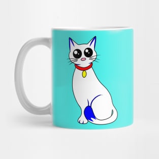 Cute white kitty Mug